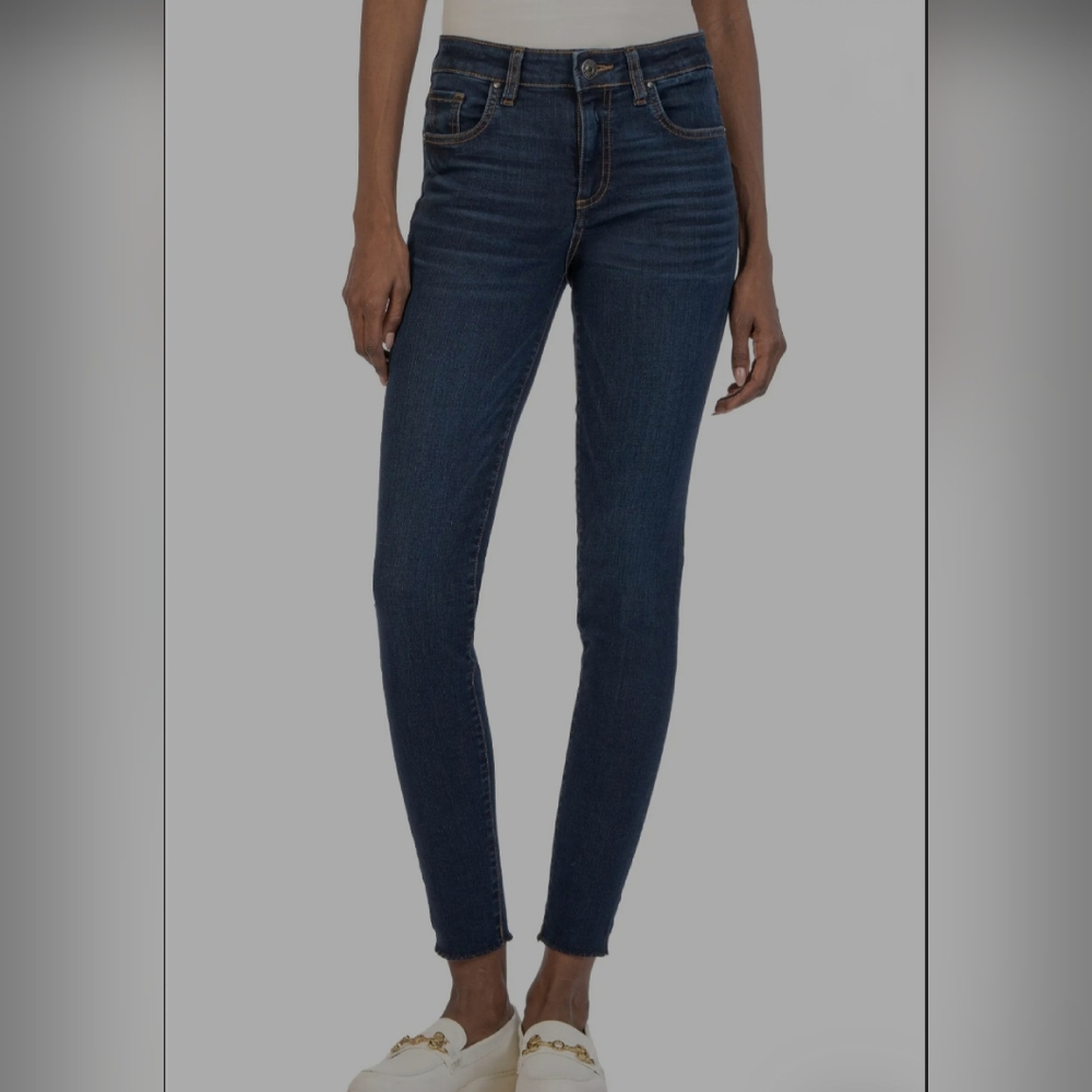 KUT from the Kloth Donna High Waist Ankle Skinny Jeans in size 6 women